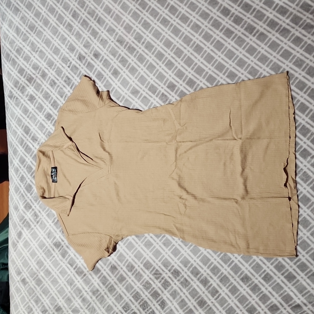 Tan dress large